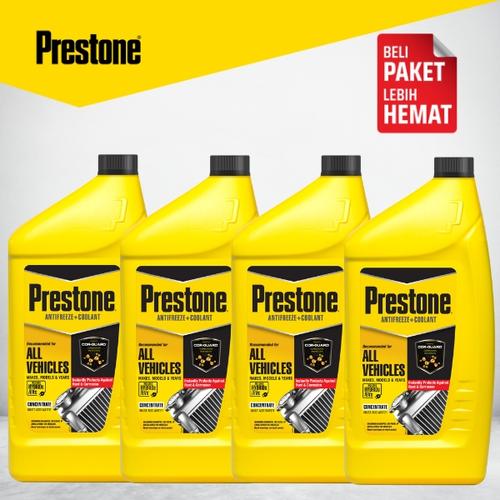 [EZM.7300037] Prestone [BUNDLE] Radiator Super Coolant Concentrate Mobil Motor 1LX4