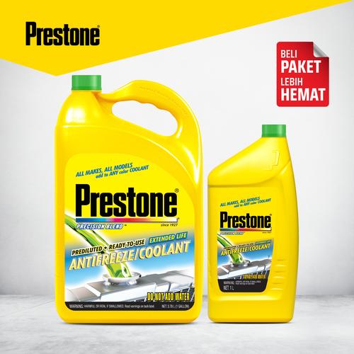 [EZM.7300038] Prestone [BUNDLE] Ready To Use Green 3.78 L + 1L = 4.78 L Air Radiator