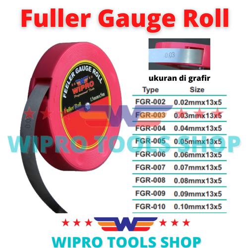 [#N/A] Fuller Gauge Roll 13mm x 5mm Wipro