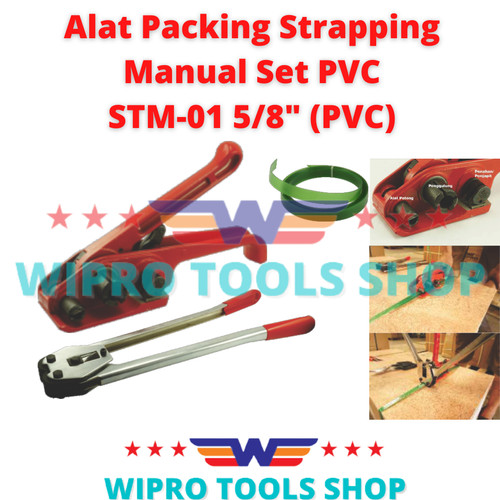 [EZM.1005964] Alat Packing Strapping Manual Set PVC STM-01 5/8" Wipro