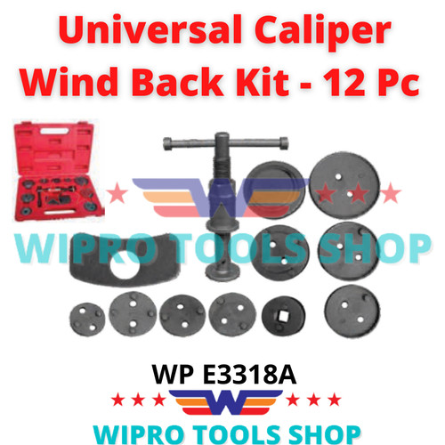 [EZM.1005976] Universal Caliper Wind Back Kit 12 Pc WP E3318A WIPRO
