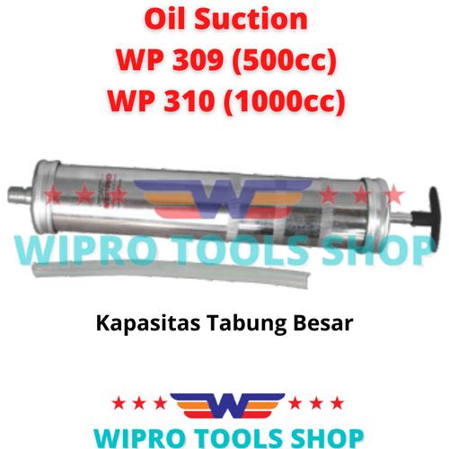 [#N/A] Pompa Sedot Isi Oli Tangan Hand Oil Suction Gun 500cc / 1000cc Wipro