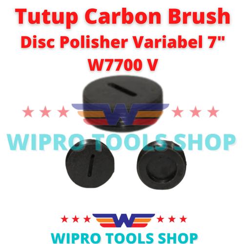 [EZM.1200463] Tutup CB Carbon Brush Kolboster S.Part Mesin Polisher W7700 V Wipro