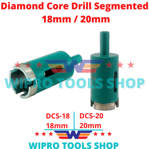 Mata Bor Pelubang Keramik Beton Granit Diamond Core Drill Seg 18/ 20mm