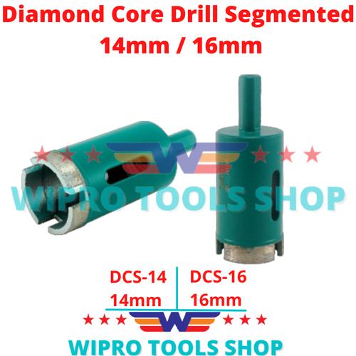 [EZM.1200065] Mata Bor Pelubang Keramik Beton Granit Diamond Core Drill Seg 14/ 16mm
