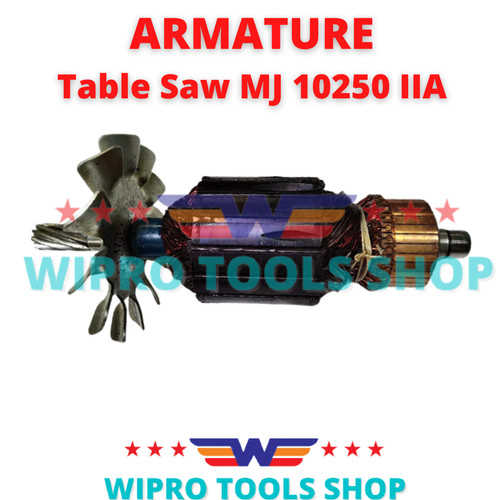[EZM.1006046] Angker Armature Spare Part Untuk Table Saw MJ 10250 IIA (10") WIPRO