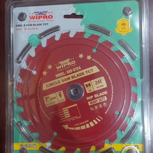 [EZM.1200091] Mata Pisau Potong Kayu Gergaji Saw Blade Tanduk 7" (180mm) x 24T AKB