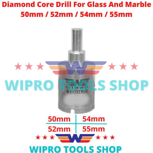 [EZM.1006050] Mata Bor Pelubang Keramik Diamond Core Drill 50 / 52 / 54 / 55mm Wipro