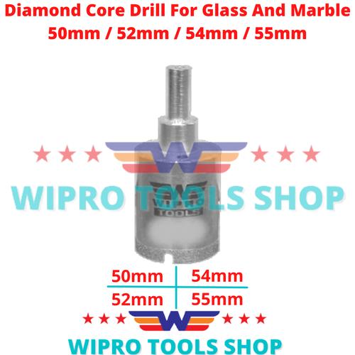 [EZM.1200094] Mata Bor Pelubang Keramik Diamond Core Drill 50 / 52 / 54 / 55mm Wipro