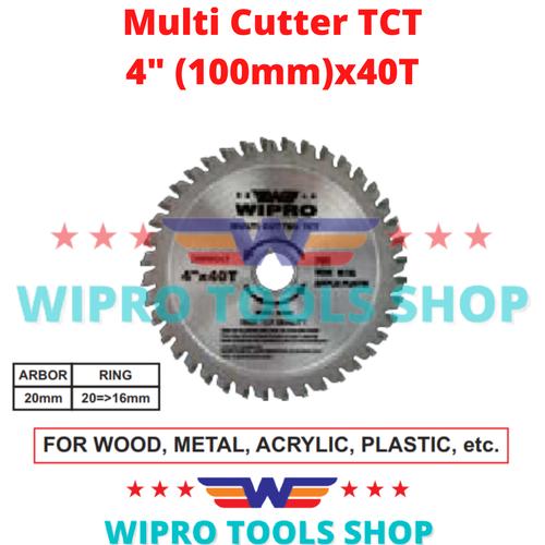 [EZM.1200096] Mata Gergaji Circular Saw Blade Multi Cutter 4" 100mm x 40T Wipro