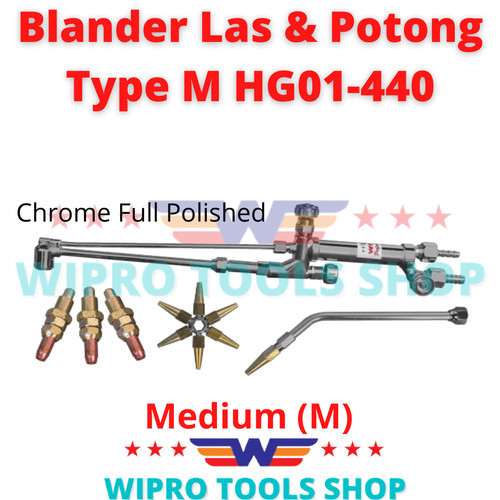 [EZM.1006078] Welding Cutting Torch Blander Las Potong Type Medium(M) HG01-440 Wipro