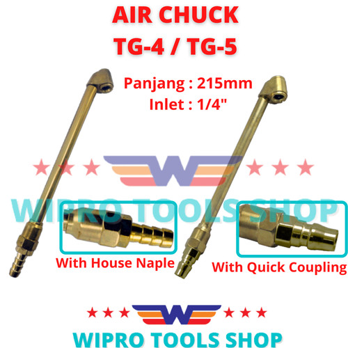 [EZM.1006115] WIPRO Tire Chuck / Alat Pengisi Isi Angin Ban 215mm Coupler / Nepel