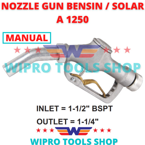 [EZM.1006121] WIPRO Nozzle Gun Pertamina SPBU / Bensin / Solar A 1250 (Inlet 1-1/2")