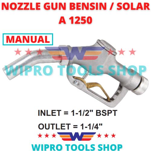 [EZM.1200165] WIPRO Nozzle Gun Pertamina SPBU / Bensin / Solar A 1250 (Inlet 1-1/2")