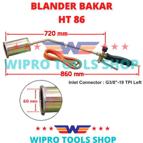 [EZM.1006137] Heating Blow Torch LONG Blander Pemanas Bakar Panjang HT86 Wipro