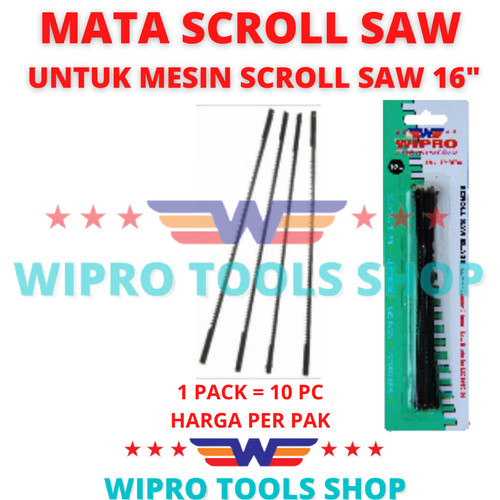 [EZM.1006143] WIPRO MATA Untuk Mesin Gergaji Ukir Jigsaw / Scroll Saw 16"