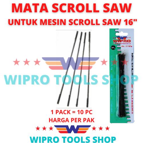 [EZM.1200187] WIPRO MATA Untuk Mesin Gergaji Ukir Jigsaw / Scroll Saw 16"