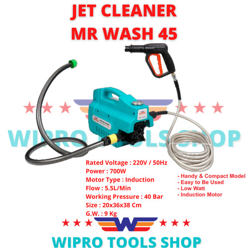 [EZM.1006149] WIPRO Mesin Cuci Mobil / High Pressure Washer / Jet Cleaner MR WASH 45