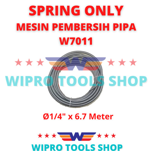 [EZM.1006157] WIPRO SPRING / SPIRAL / KAWAT Alat Pembersih Pipa W7011