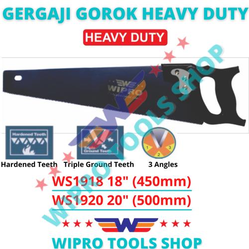 [EZM.1200209] WIPRO Gergaji Gorok / Tangan / Kayu 18" WP1918, 20" WP1920