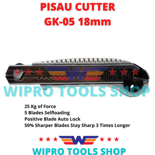 [EZM.1006173] WIPRO Pisau Cutter / Kater / Silet GK-005