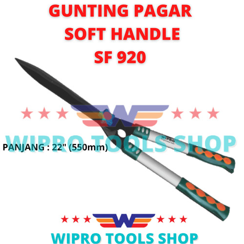 [EZM.1006175] WIPRO Gunting Pagar / Taman / Rumput 2 Tangan 22" SF920