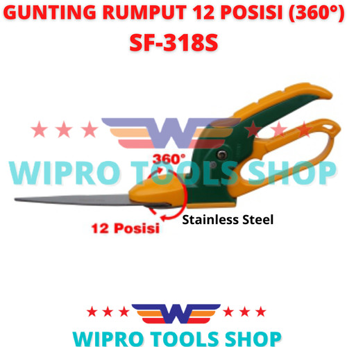 [EZM.1200220] WIPRO Gunting Rumput 12 Posisi 360° SF-318S