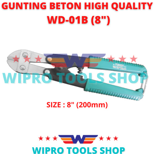 [EZM.1006187] WIPRO Bolt Cutter / Alat Potong / Gunting Besi Beton 8" WD-01B