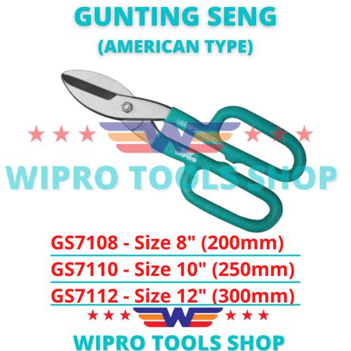 [EZM.1200232] WIPRO Gunting Baja Ringan / Holo / Galvalum / Plat Seng AMERICAN TYPE