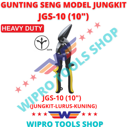 [EZM.1006189] WIPRO Gunting Baja Ringan / Holo / Galvalum / Plat / Seng 10" HD