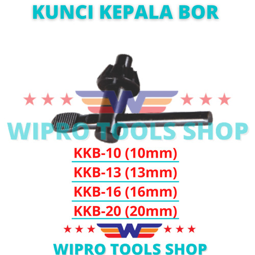 [EZM.1006192] WIPRO Kunci Kepala Bor 10 / 13 / 16 / 20 mm