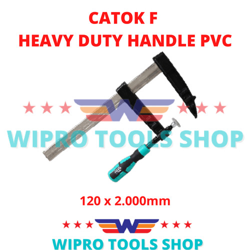 [EZM.1006204] WIPRO F Clamp / Klem / Jepit / Catok F Kayu 120 x 2000mm