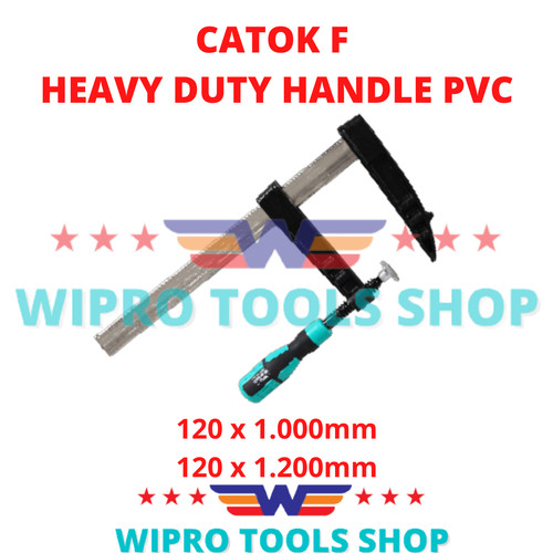 [EZM.1006206] WIPRO F Clamp / Klem / Jepit / Catok F Kayu 120 x 1000 / 1200mm