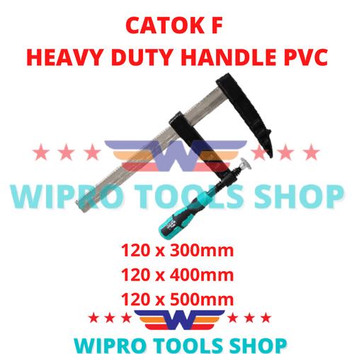 [EZM.1200252] WIPRO Clamp / Klem / Jepit / Catok F Kayu 120 x 300 / 400 / 500mm