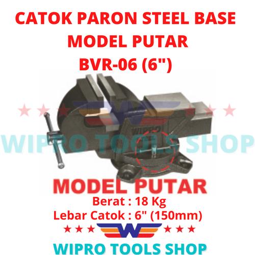 [EZM.1200256] WIPRO Catok / Tanggem / Ragum Duduk / Meja MODEL PUTAR 6" BVR-06