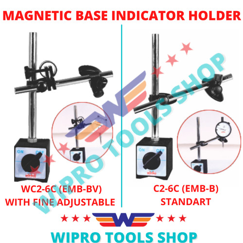 [EZM.1006220] WIPRO Stand / Dudukan / Stang Dial / Magnetic Base Indicator Holder
