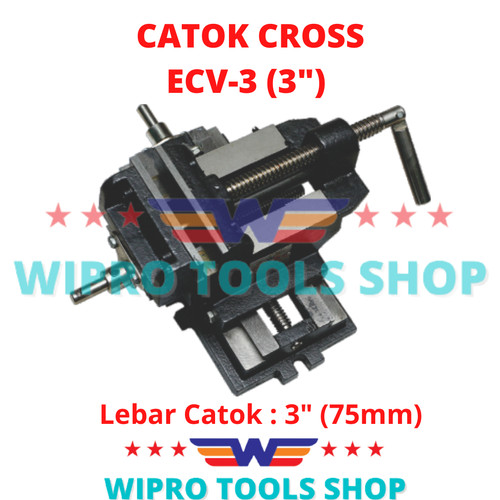 [EZM.1006224] WIPRO Ragum / Catok Silang / Vice / Catok Cross 3" ECV-3