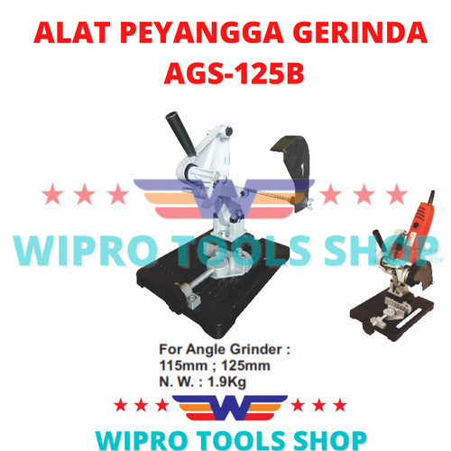 [EZM.1006229] WIPRO Dudukan / Pegangan / Stand / Alat Penyangga Gerinda AGS 125 B