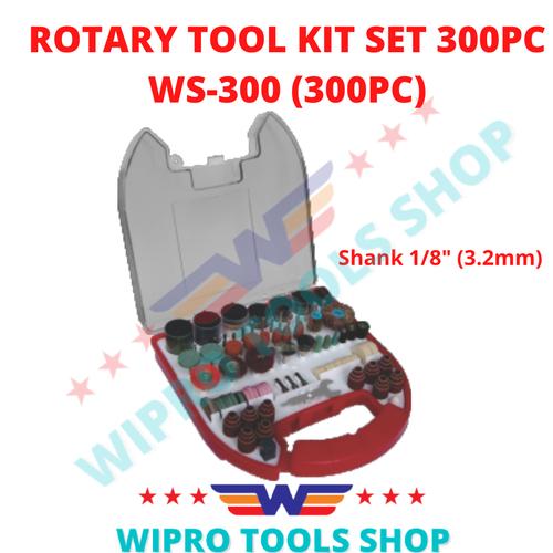 [EZM.1200287] WIPRO Rotary Tool Kit Set 300PCS WS300