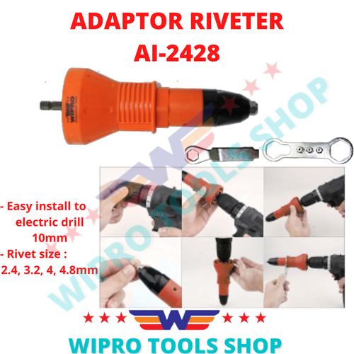 [EZM.1200294] WIPRO Adaptor Bor Gun Rivet / Adaptor Riveter AI-2428