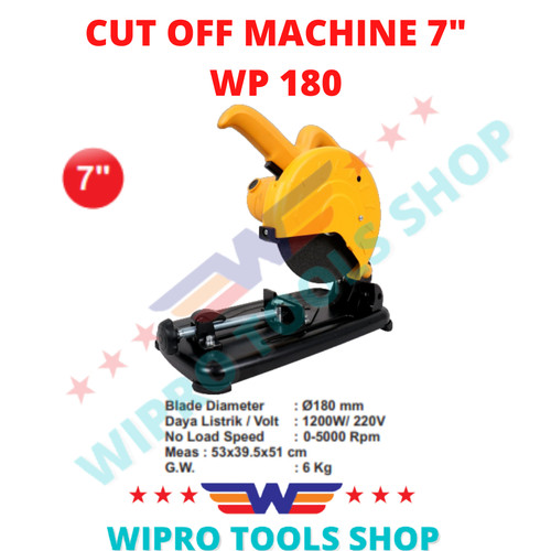 [EZM.1006261] WIPRO Mesin Potong / Cutting Wheel / Cut Off Machine 7" WP-180