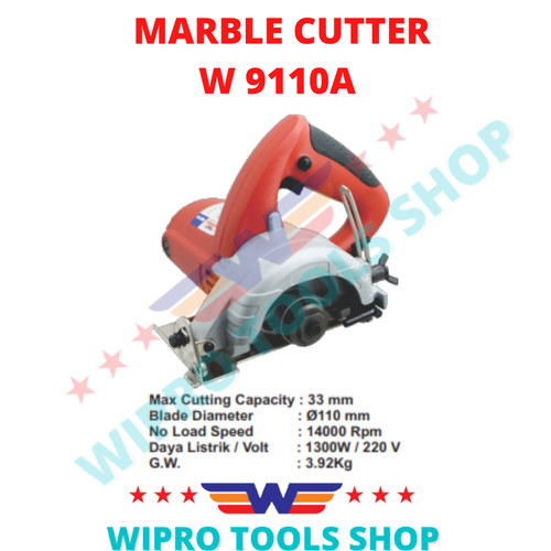 [EZM.1006290] WIPRO Mesin Potong Keramik / Marble Cutter W 9110A