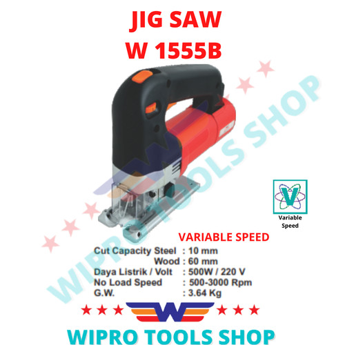 [EZM.1006291] WIPRO Mesin Gergaji Kayu Jigsaw / Jig Saw W 1555B