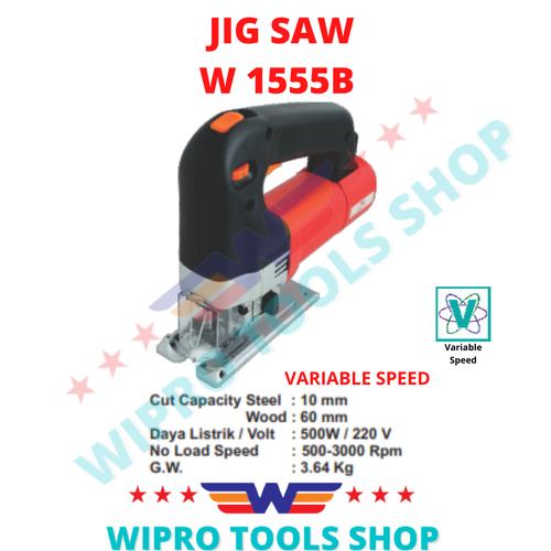 [EZM.1200335] WIPRO Mesin Gergaji Kayu Jigsaw / Jig Saw W 1555B