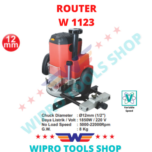 [EZM.1006295] WIPRO Mesin Profil / Trimmer / Router W 1123