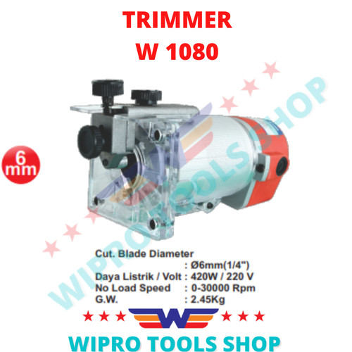 [EZM.1006299] WIPRO Mesin Profil / Router / Trimmer W 1080