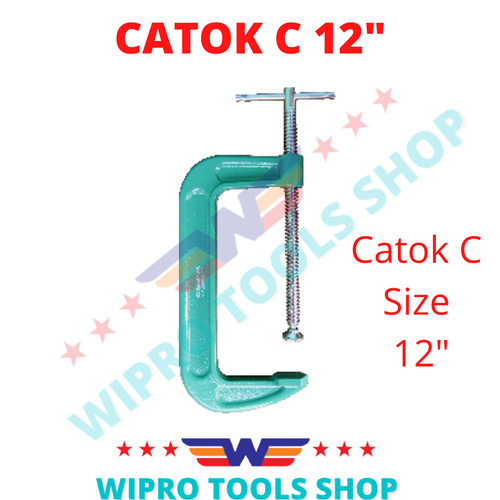 [EZM.1006317] WIPRO Clamp / Klem / Catok C / Catok G Heavy Duty 12"
