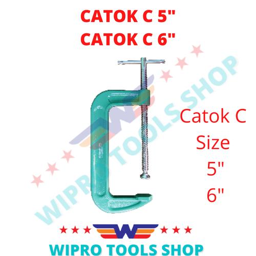 [EZM.1200364] WIPRO Clamp / Klem / Catok C / Catok G Heavy Duty 5" & 6"