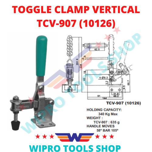 [EZM.1200378] WIPRO Toggle Clamp VERTICAL TCV-907 (10126)