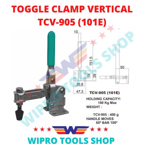 [EZM.1200380] WIPRO Toggle Clamp VERTICAL TCV-905 (101E)
